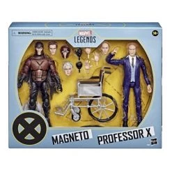 Hasbro Marvel Legends Series X-Men 6-inch Collectible Magneto and Professor X Action Figures Toys, Ages 14 And Up