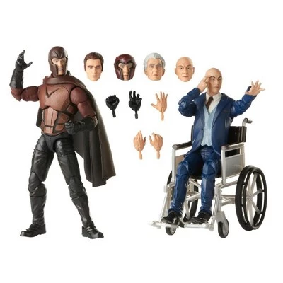 Hasbro Marvel Legends Series X-Men 6-inch Collectible Magneto and Professor X Action Figures Toys, Ages 14 And Up 4 Hasbro Marvel Legends Series X-Men 6-inch Collectible Magneto and Professor X Action Figures Toys, Ages 14 And Up - Image 2
