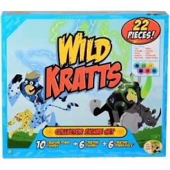 Jazwares Wild Kratts Collector Action Figure Toy Set - Figures and Discs, 22 Pieces -Collectible Figures Sales Store unnamed file 2146
