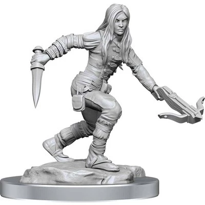 Neca D&D Nolzurs Marvelous Unpainted Miniatures | Half-Elf Rogue Female 3 Neca D&D Nolzurs Marvelous Unpainted Miniatures | Half-Elf Rogue Female