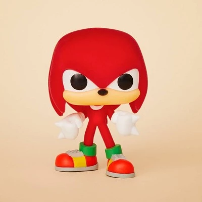 Funko POP! Games: Sonic - Knuckles (Flocked)(Target Exclusive) 4 Funko POP! Games: Sonic - Knuckles (Flocked)(Target Exclusive) - Image 2
