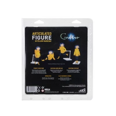 NECA Coraline (in Raincoat) Articulated Poseable Figure 5 NECA Coraline (in Raincoat) Articulated Poseable Figure - Image 3
