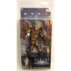 Alien Vs. Predator Neca Aliens Vs. Predator Requiem Series 4 7" Figure Battle Damaged Predator Masked