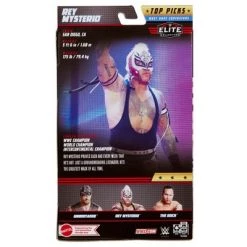 WWE Elite Top Picks 2023 Black & Pink Rey Mysterio Action Figure