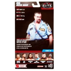 WWE Elite 90 Blue Gear Big Bossman Action Figure