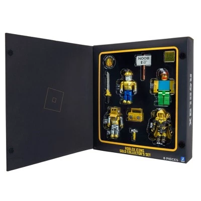 Roblox Action Collection - 15th Anniversary Gold Collector's Set Figures 4pk (Includes Exclusive Virtual Item) 4 Roblox Action Collection - 15th Anniversary Gold Collector's Set Figures 4pk (Includes Exclusive Virtual Item) - Image 2